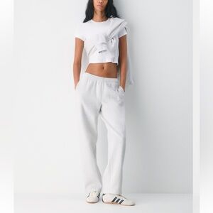 Aritzia Grey Sweatfleece Pants